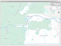 Clear Creek, Co Carrier Route Wall Map
